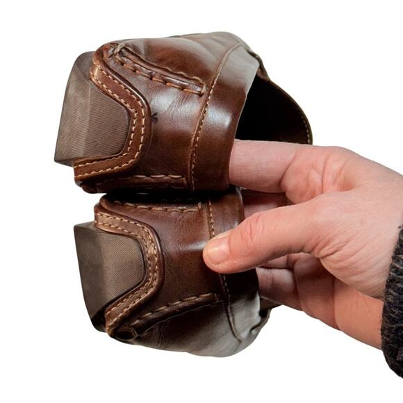 Women’s Brown Leather Penny Loafers Cliffs by White Mountain Size 8 / 38 - Picture 2 of 8